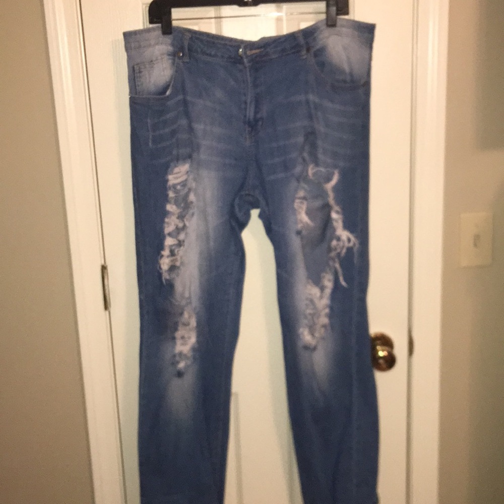 Distressed Jeans
